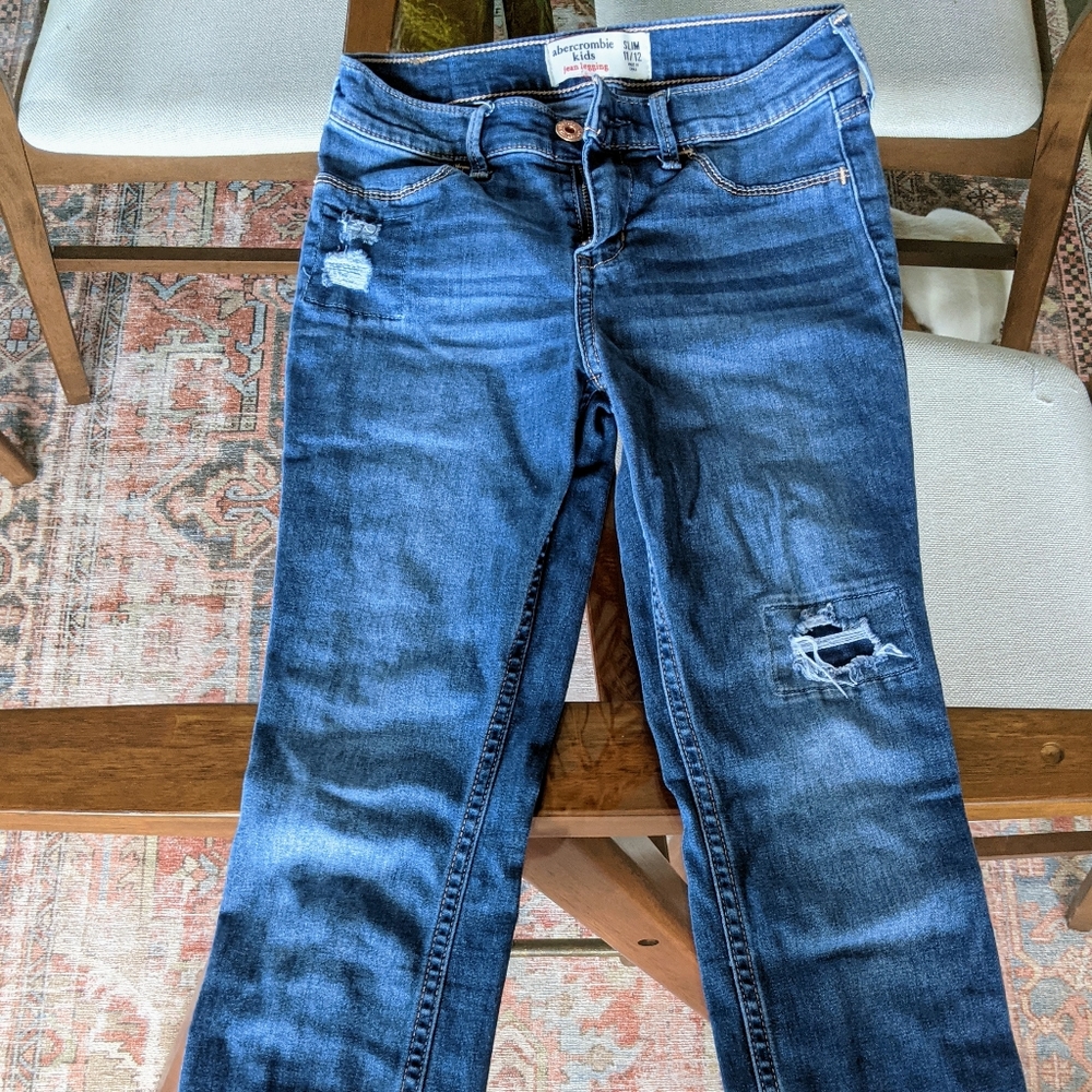 Girls Abercrombie kids jeans